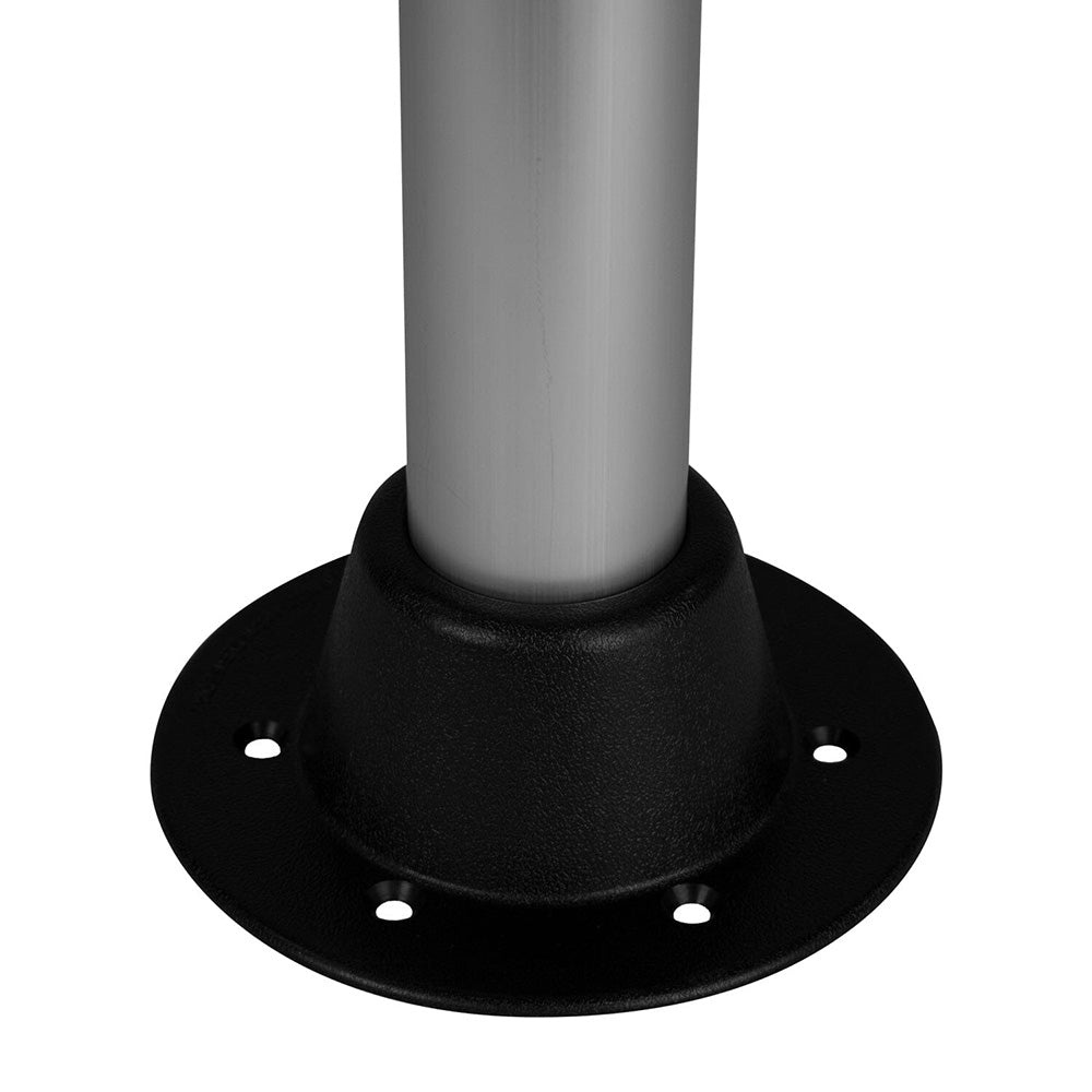 Wise White Rectangular Table 4 Drink Holders wPedestal 8WD944