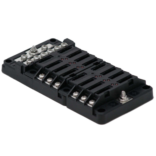 Egis RT Fuse Block 12 Position wGround LED Indication 8026