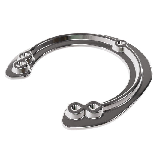 Mate Series Stainless Steel Rod Cup Holder Threaded Backing Plate CBPT