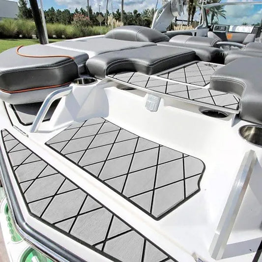 SeaDek 40 x 80 6mm Two Color Diamond Full Sheet Brushed Texture Storm GreyBlack 1016mm x 2032mm x 6mm 5641180066