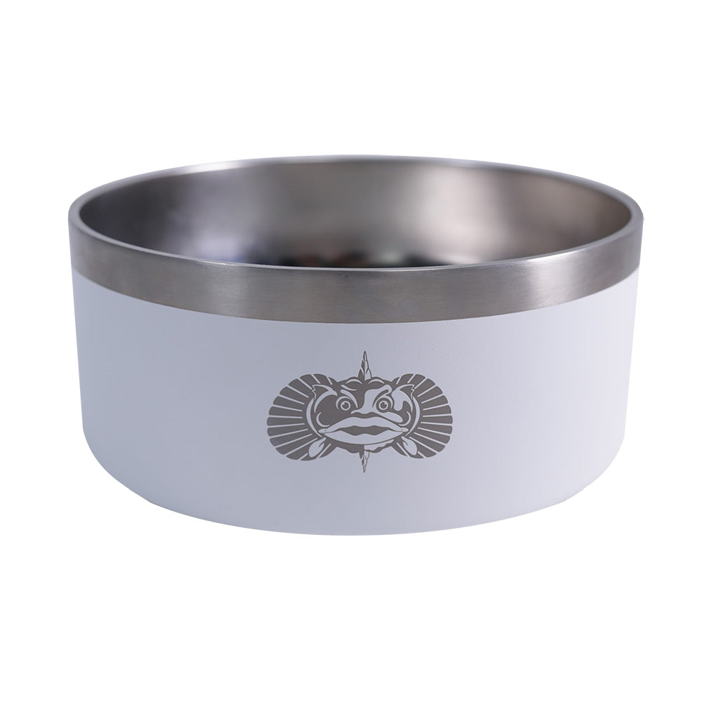 Toadfish NonTipping Dog Bowl White 1052