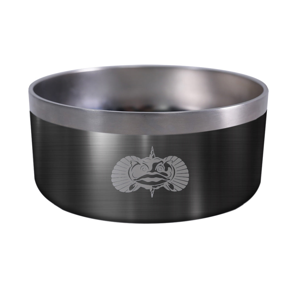 Toadfish NonTipping Dog Bowl Graphite 1081