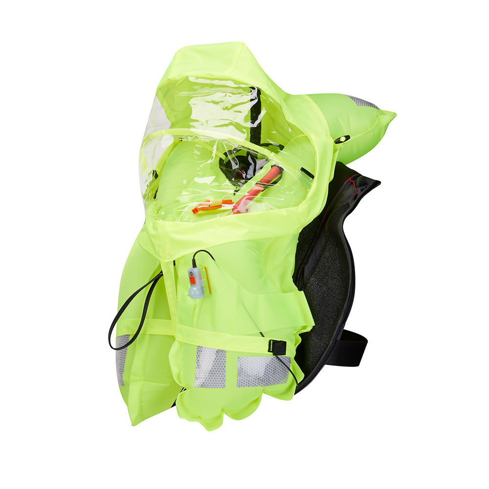 Mustang Atlas 190 DLX Open Ocean Inflatable PFD RedBlack MD3195E11230