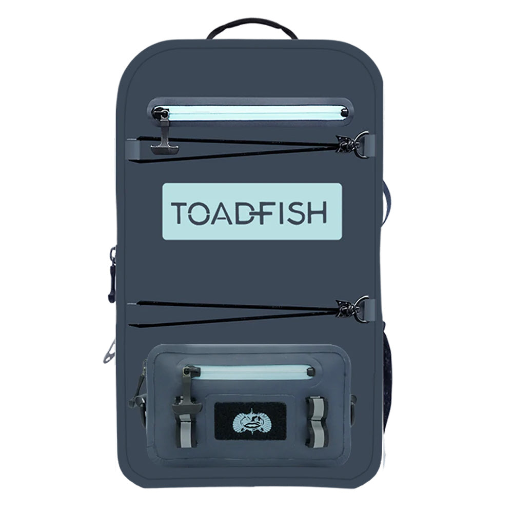 Toadfish Waterproof Backpack Sling Ocean Blue 2203