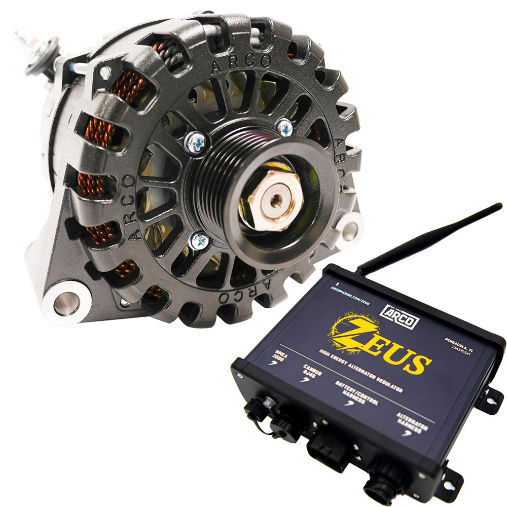 ARCO Zeus A275L N62 Alternator wClutch Pulley Terminal Block Zeus HighEnergy Alternator Regulator 4026AZ1000