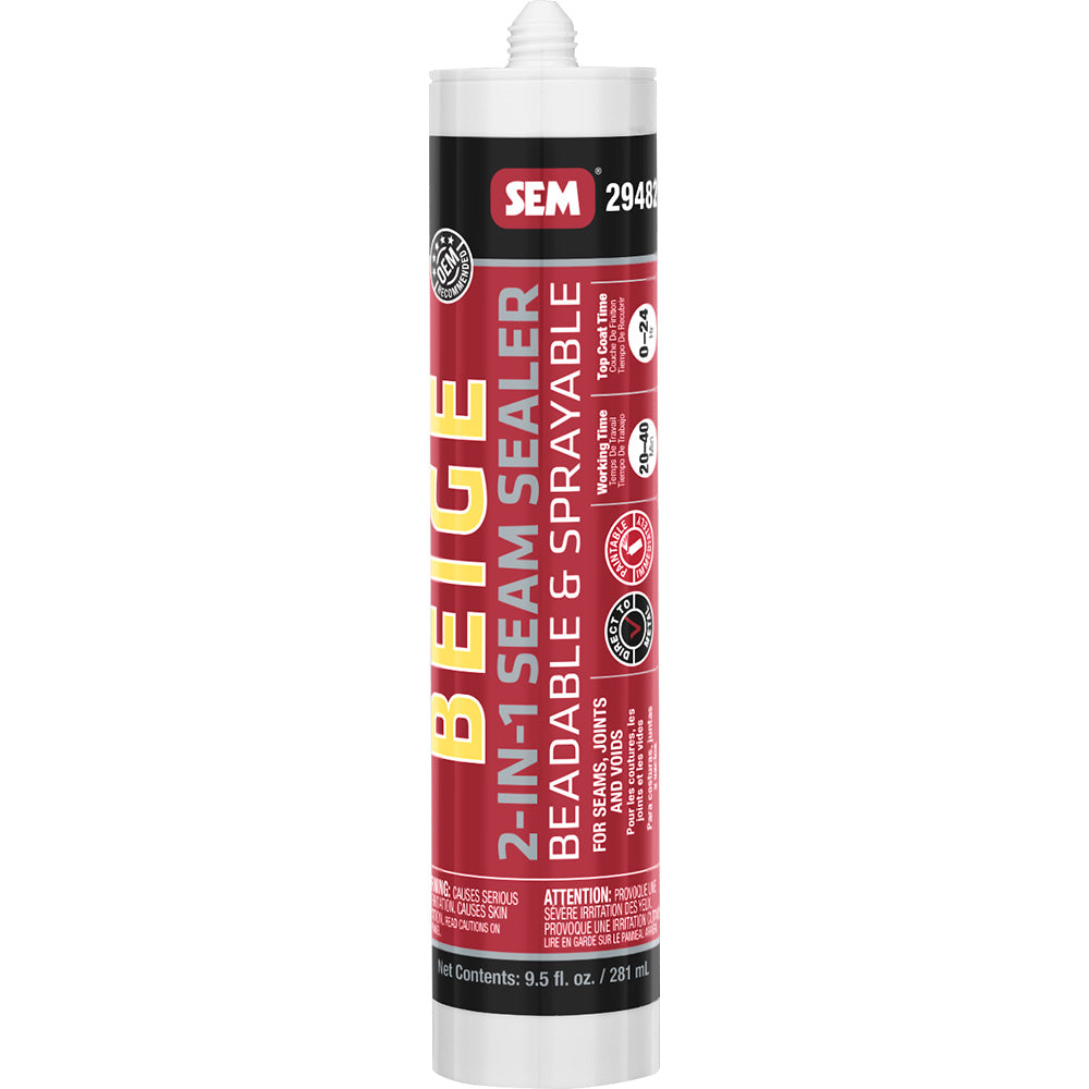 SEM 2IN1 Seam Sealer 95oz Tube Beige 29482