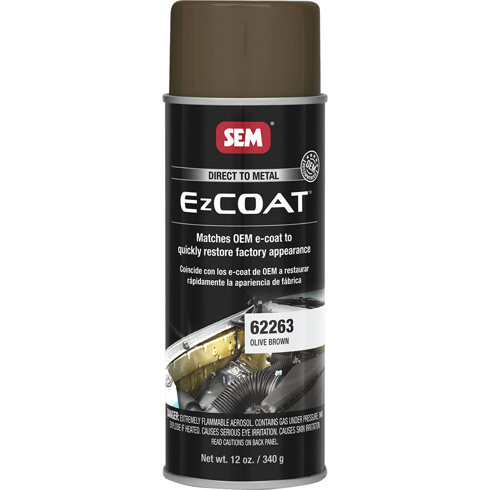 SEM Ez Coat 16oz Aerosol Can Olive Brown 62263