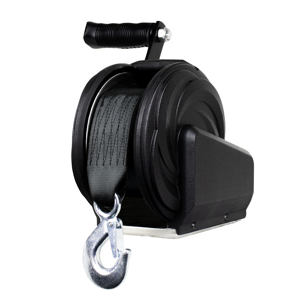 Powerwinch Select Series Winch 1400lb 8 Crank Arm Carbon Black 21400W14008BR