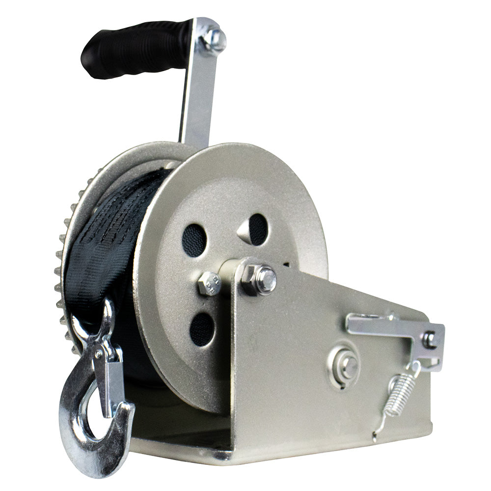 Powerwinch Utility Series Winch 2500lb 2 Speed 8 Crank Arm Zinc 21500W25008ZR