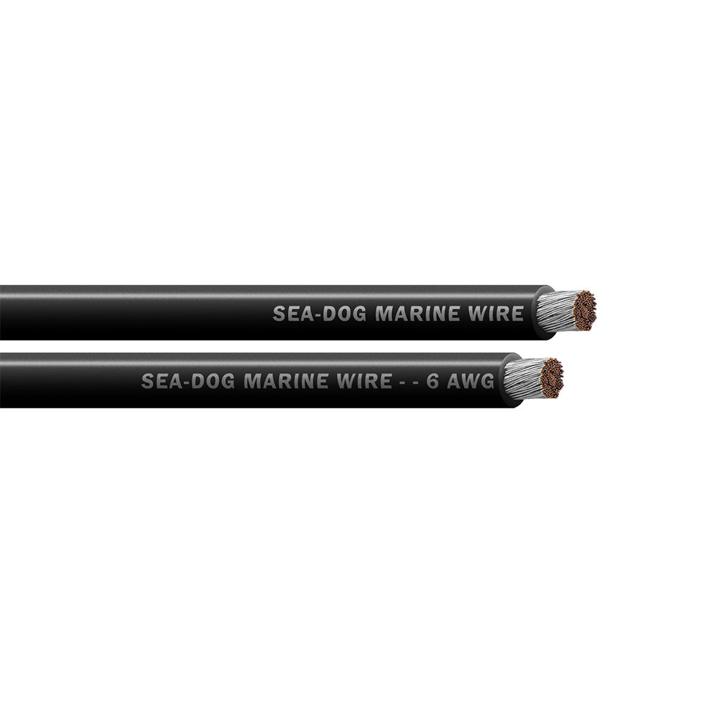 SeaDog 6 AWG Black Battery Cable 50 8006011