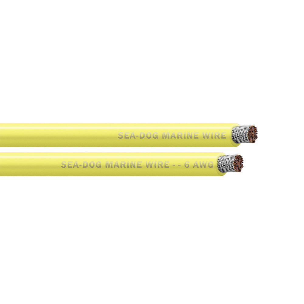 SeaDog 6 AWG Yellow Battery Cable 250 8006034