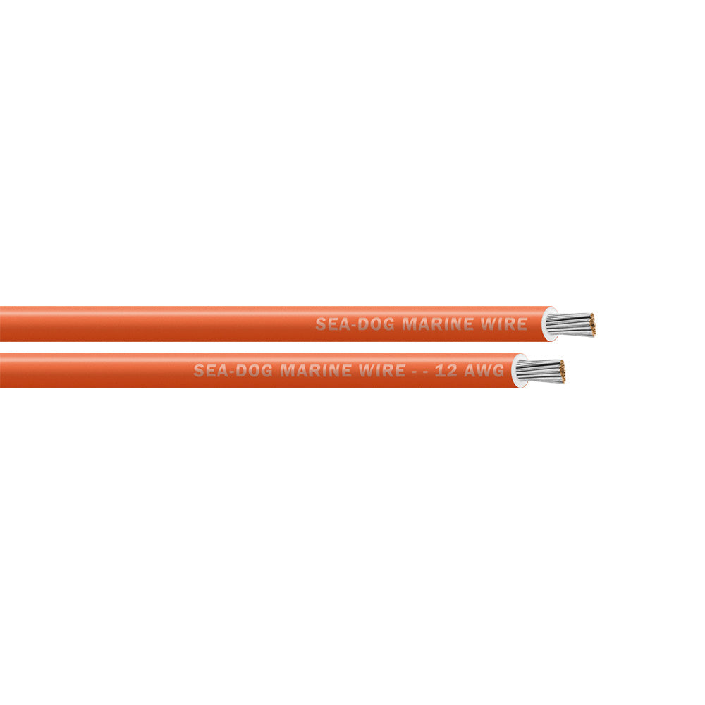 SeaDog 12 AWG Orange Primary Wire 1000 8012089