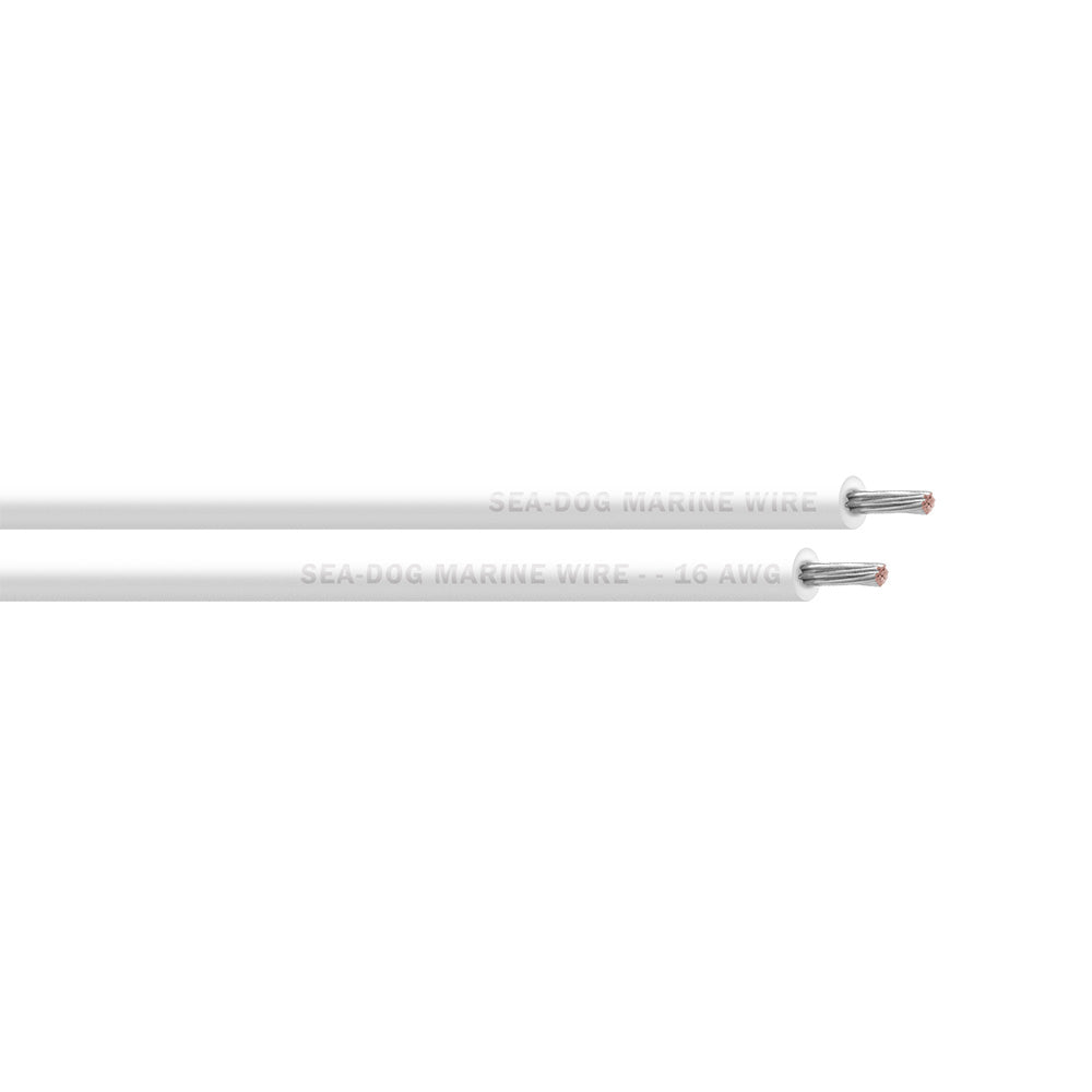SeaDog 16 AWG White Primary Wire 1000 8016059