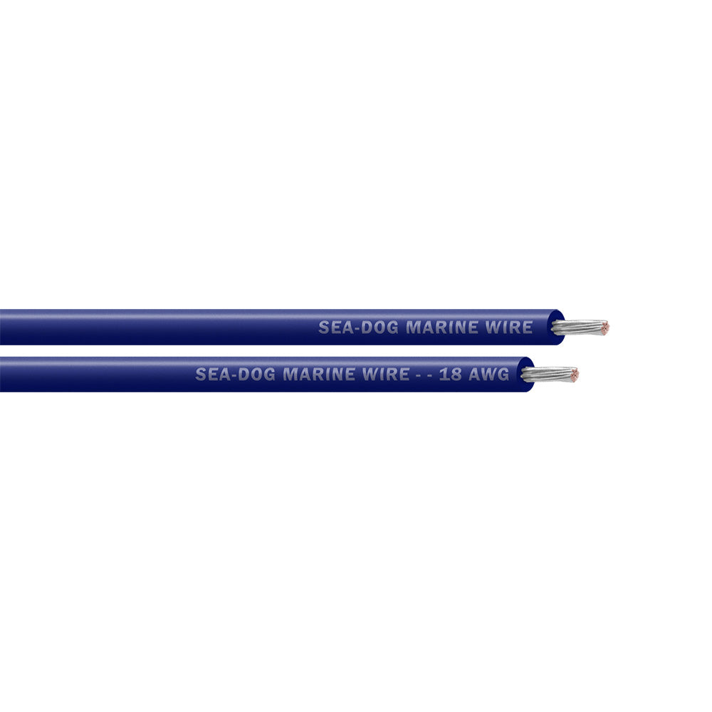 SeaDog 18 AWG Dark Blue Primary Wire 25 8018060