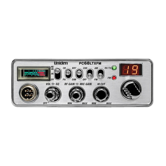 Uniden DualMode AMFM CB Radio PC68LTXFM
