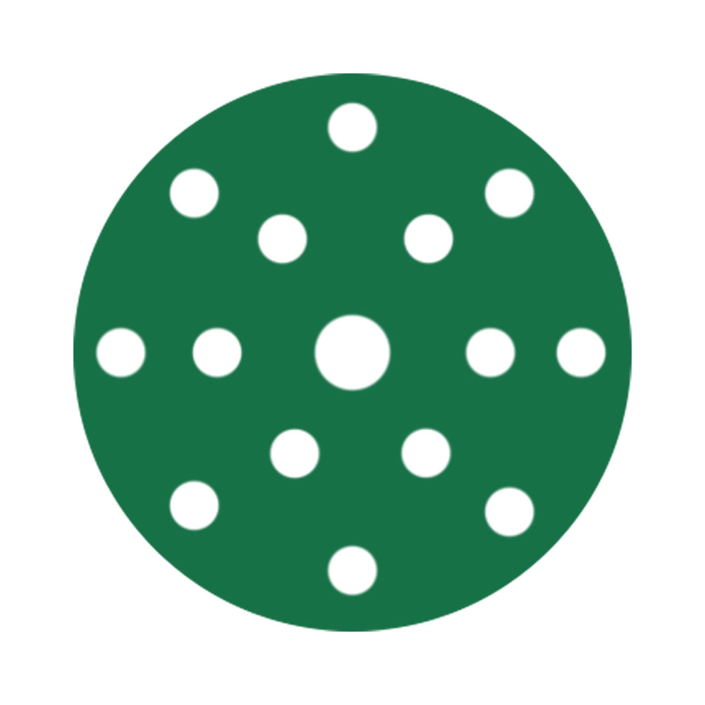 RUPES PROCUT Film Abrasive Discs 150mm 6 15 Holes P320 Grit Box of 50pcs 945FD320
