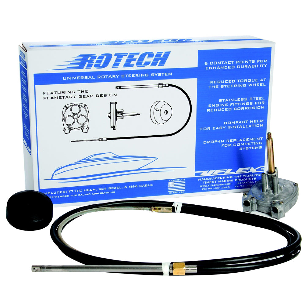 UFlex Rotech 15 Rotary Steering Package Cable Bezel Helm ROTECH15FC