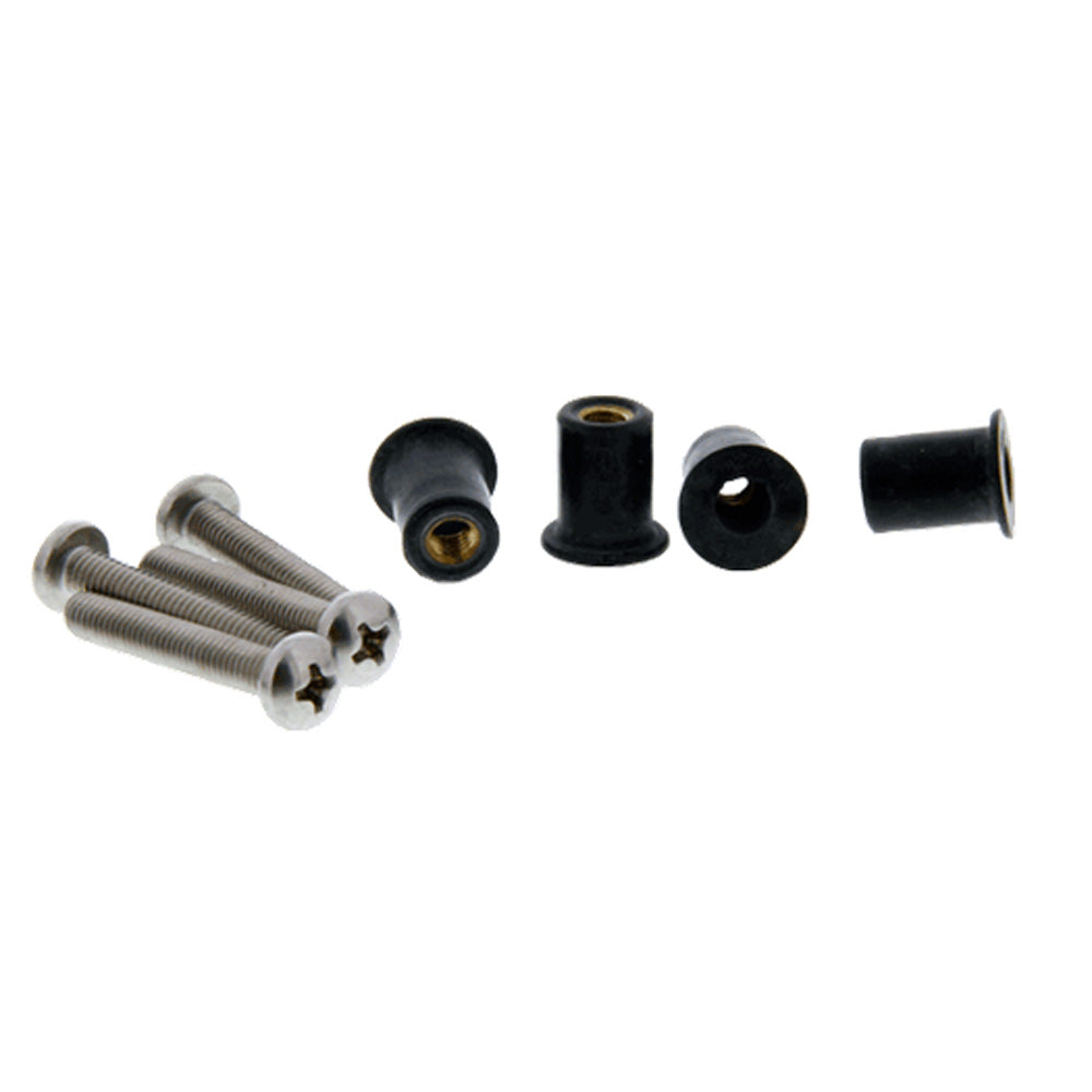 Scotty 1334 Well Nut Mounting Kit 4 Pack 1334