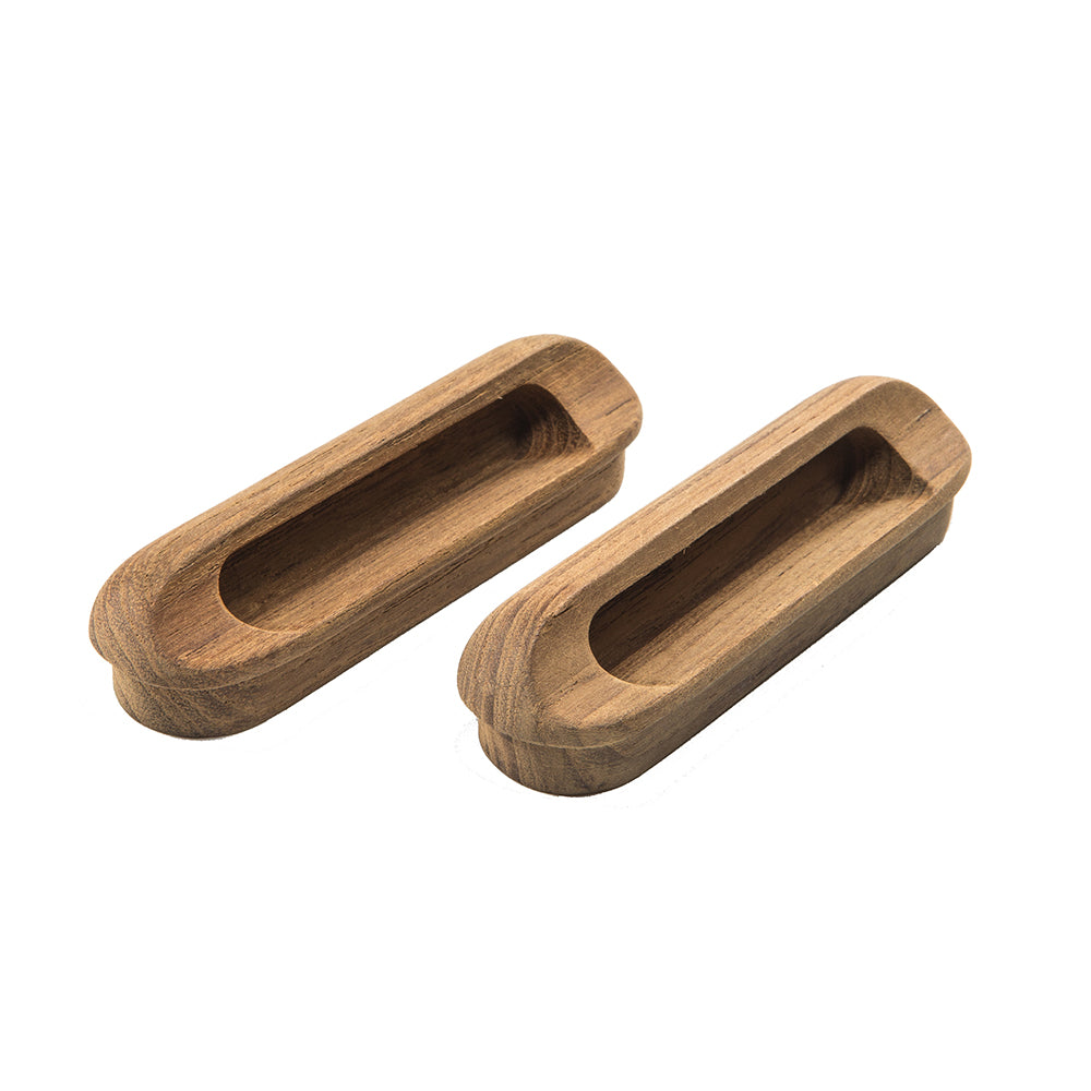 Whitecap Teak Oblong Drawer Pull 4116L 2 Pack 60124A