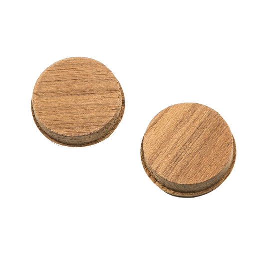 Whitecap Teak Round Drawer Pull 138 Round 2 Pack 60127A