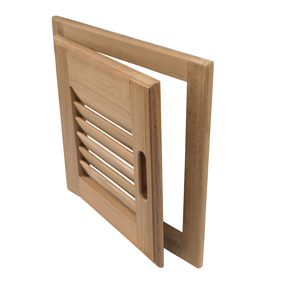 Whitecap Teak Louvered Door Frame Right Hand 12 x 12 60720