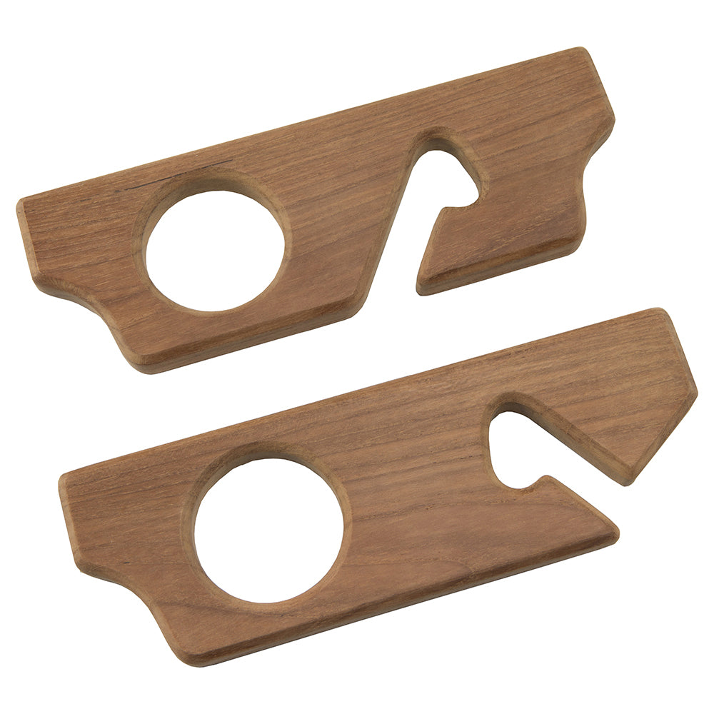 Whitecap Teak TwoRod Storage Rack Pair 60610