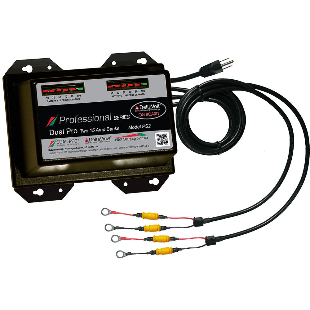Dual Pro Professional Series Battery Charger 30A 215ABanks 12V24V PS2