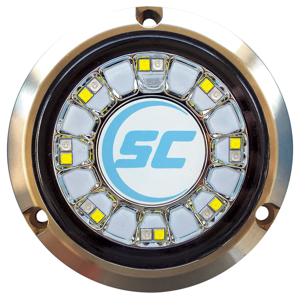 ShadowCaster BlueWhite Color Changing Underwater Light 16 LEDs Bronze SCR16BWBZ10