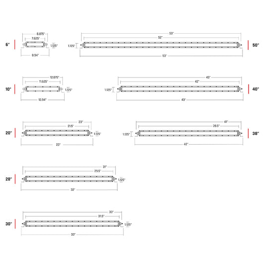 RIGID Industries SRSeries PRO 50 SpotFlood Combo White 350314