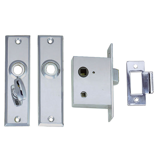 Perko Mortise Latch Set wTurn Button 0960DP0CHR
