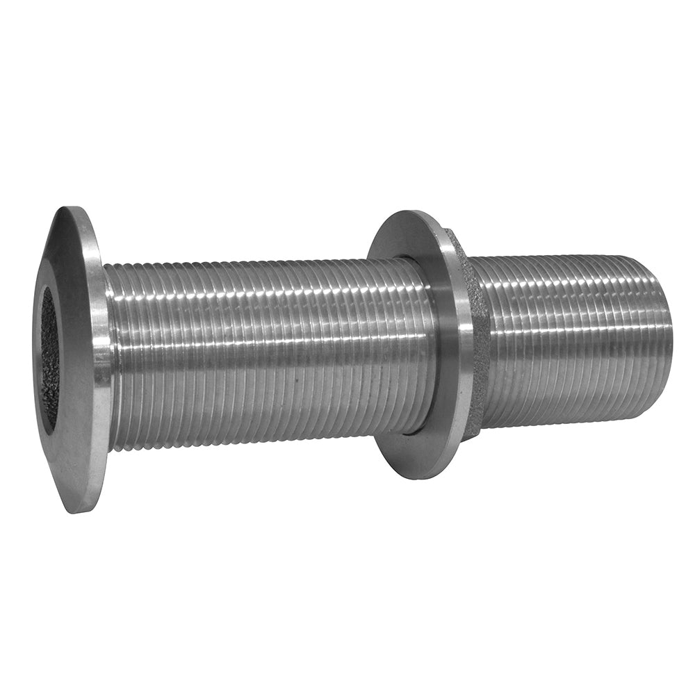 GROCO 112 Stainless Steel Extra Long ThruHull Fitting wNut THXL1500WS