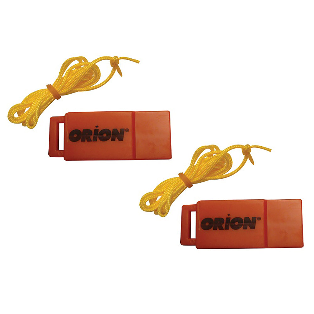 Orion Safety Whistle wLanyards 2Pack 676