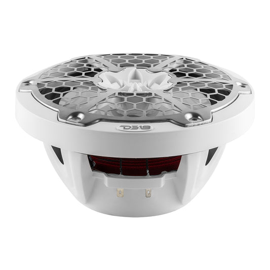 DS18 New Edition HYDRO 8 2Way Marine Speakers wRGB LED Lighting 375W White NXL8MWH