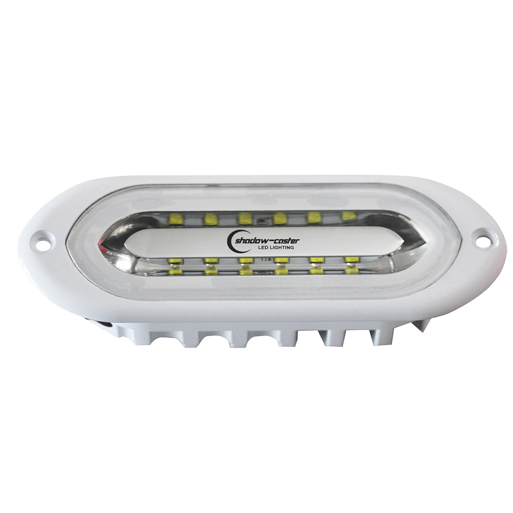 ShadowCaster SCMSL Series Flush Mount Spreader Light White Housing WhiteBlueRed SCMSLFWBRWH