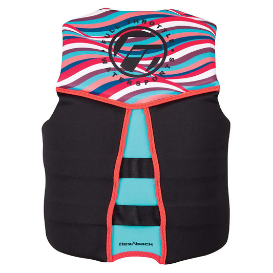 Full Throttle Womens RapidDry FlexBack Life Jacket Womens S PinkBlack 14250010582022