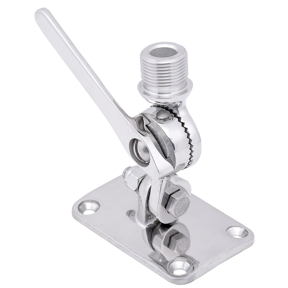 Whitecap Ratchet Antenna Mount 316 Stainless Steel S1802C