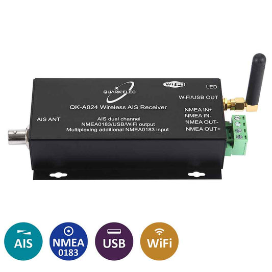 Quark-Elec QK-A024 AIS Receiver with NMEA Multiplexer + WiFi