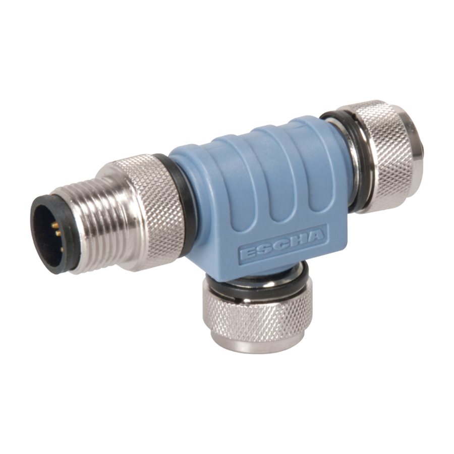 Maretron NMEA 2000 Micro Tee - Male (left) / Female (bottom) / Female (right) CM-CF-CF