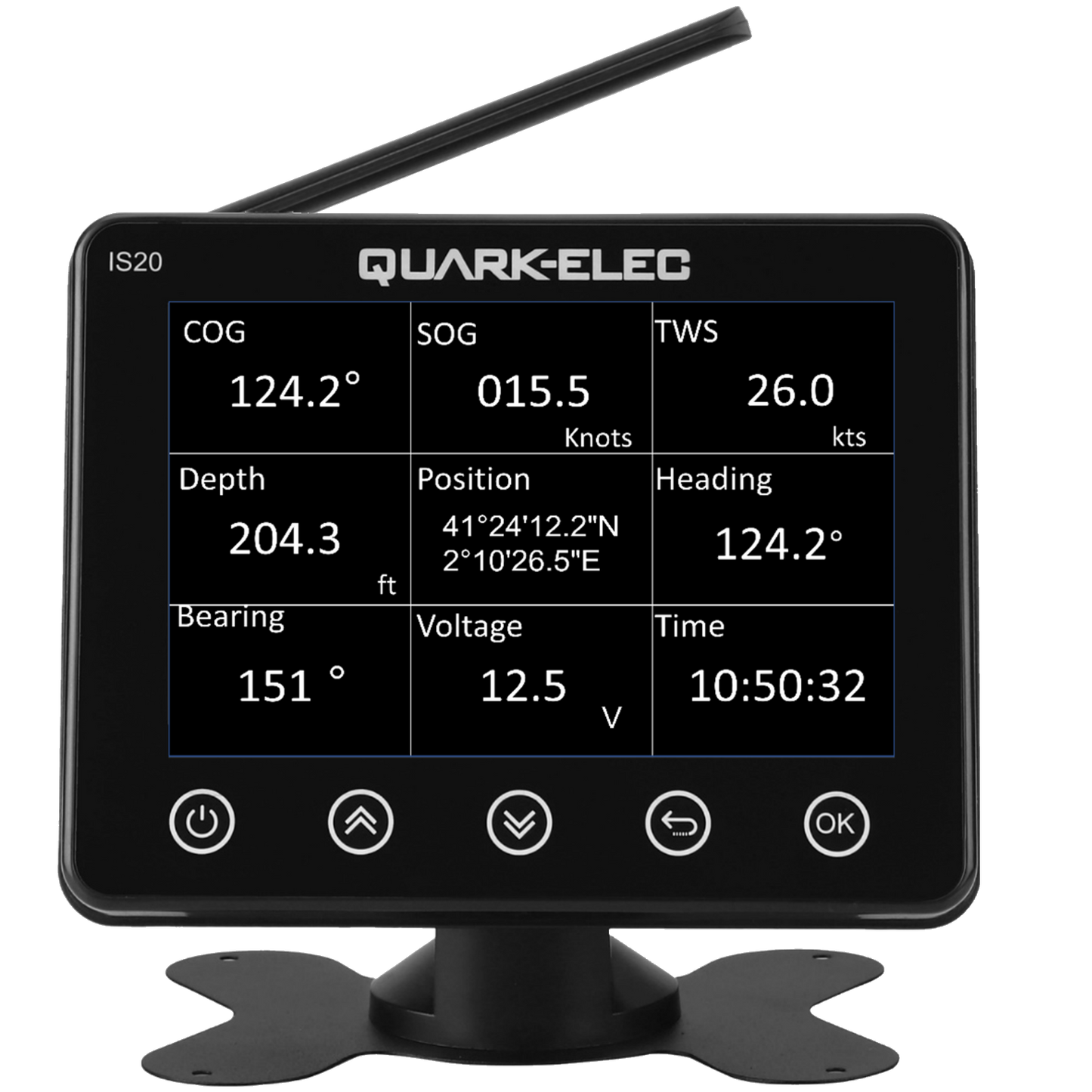 Quark-Elec IS20 Networked Multifunction Instrument The IS20 offers a range of features designed to enhance your marine experience