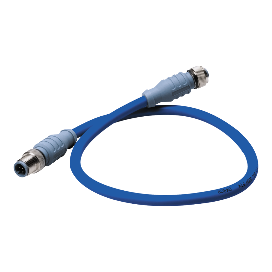 Maretron NMEA 2000 Mid Double-Ended Cordset - M to F - 2m (blue) DM-DB1-DF-02.0