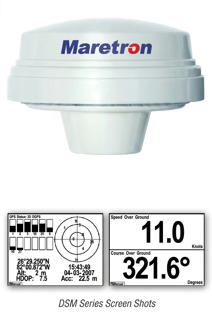 Maretron NMEA 2000 GPS-WAAS Antenna-Receiver GPS200-01