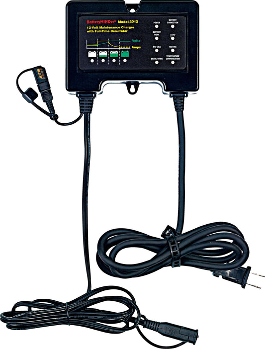 BatteryMINDer 2012 12 Volt 2 Amp (12V 2A) Charger-Maintainer-Desulfator