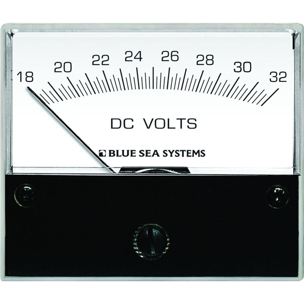 Blue Sea 8240 DC Analog Voltmeter - 2-3/4 Face, 18-32 Volts DC [8240] –  NavStore