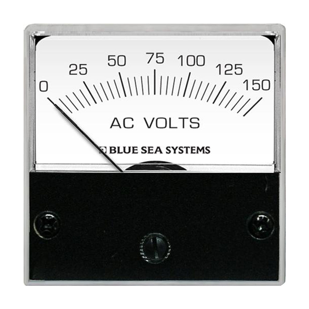 Blue Sea 8244 AC Analog Micro Voltmeter - 2 Face, 0-150 Volts AC