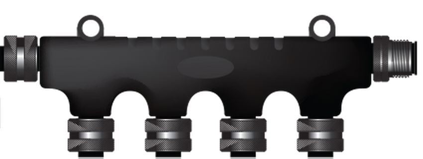 Oceanic Systems Micro Quad Tee Adapter - 3802-4