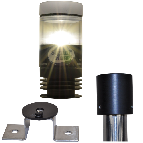 Signal Mate 3NM 360 Degree White LED Combination Anchor Light with Strobe for Distress - 3NM360WS