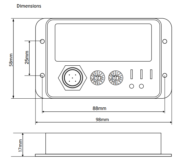 Oceanic Systems NMEA2000® 4 – 20mA Pressure Adaptor - 4601