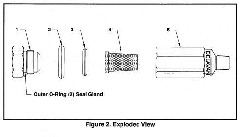 4330-01-520-6399 - Delavan Inline Fuel Filter Kit - WDL60046