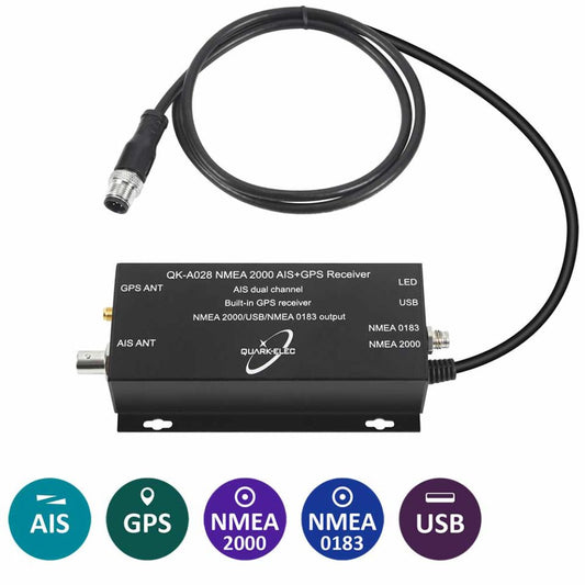 Quark-Elec AIS Receiver+NMEA 2000 converter + GPS - QK-A028