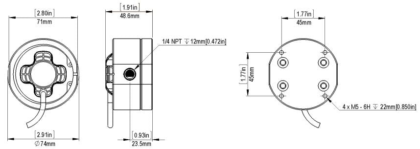 Maretron Fuel Flow Sensor 0.033-1.67 LPM (0.0088-0.44 GPM) (FFM100 Accessory) - M1AR